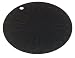 Round HotSpot Silicone Trivet, Black