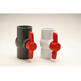 Buy 1 1 2 PVC Ball Valve (White Slip) by Red Flag