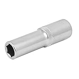 uxcell 　六角ビット　六角ソケットレンチ　ヘックス　クロム－バナジウム鋼製　シルバートーン　12mm
