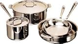All Clad 6 Piece Stainless Steel Cookware Set 5000 6