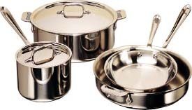 All Clad 6 Piece Stainless Steel Cookware Set 5000 6 by All Clad