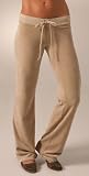 JUICY COUTURE Velour - Juicy Couture Basic Velour Drawstring Pants CAMEL Neutral Khaki (2007 Arrival)