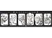 Goalie Mask Evolution 5 x 15 Uniform History Plaque - French