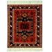 Lextra Agra Kazak MouseRug, 10.25 x 7.125 Inches, Red and Navy, One (GCK-1)