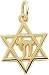 Star Of David Charm by Rembrandt Charms