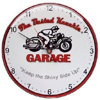 Busted Knuckle Garage Motorcycle Wall Clock