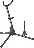 On-Stage Stands Alto/Tenor Sax Stand with Flute/Clarinet Peg