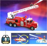 Buy RC Fire Rescue Truck with Water Shooting Cannon Electric Fire Engine by HobbyTron.com