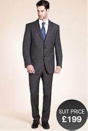 Collezione 2 Button Prince of Wales Check Jacket with Wool
