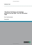 ''Beschluss f�r Reisen und st�ndige Ausreise aus der DDR'' vom 09. November 1989