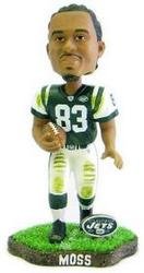 Santana Moss New York Jets on Field Bobblehead