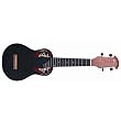 Applause UAE20 Acoustic-Electric Deluxe Soprano Ukulele, Black Stain