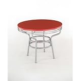 Red Soda Shoppe Round Table