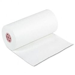 Pacon 5618 Kraft Paper Roll, 40-lb. White Kraft, 18" x 1,000 ft. roll