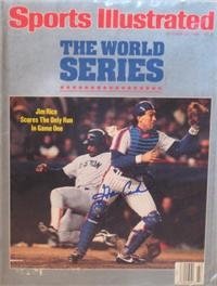 Gary Carter autographed Sports Illustrated Magazine (New York Mets)