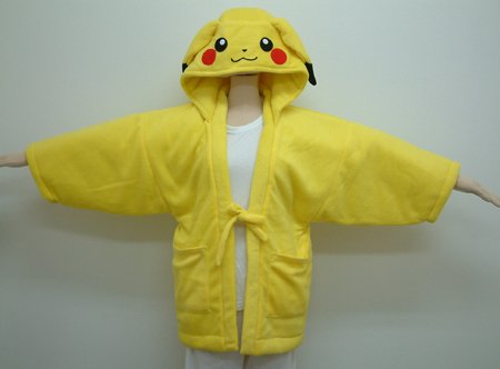 大人用着ぐるみはんてん！ポケモン！ピカチュウ！
