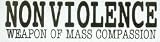 Infamous Network - Non Violence Weapon of Mass Compassi - Mini Stickers 1.5 in x 5.5 in