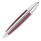 Autocross Red Leather Ballpoint Pen