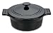 Cuisinart Chef's Classic Ceramic Bakeware 1-Quart-Quart Round Baker with Lid, Black