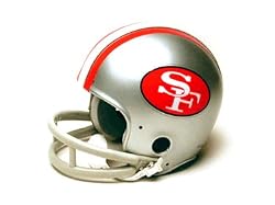 San Francisco 49ers (1963) Miniature Replica NFL Throwback Helmet w/2-Bar Mask