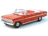 Review Sun Star 3971 / Die-cast Model Chevrolet Nova Convertible (1963) (1:18 scale in Red)
