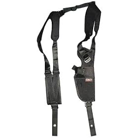 Click here to buy Uncle Mike's Off-Duty and Concealment Kodra Nylon Vert Shoulder Holster (Black, Size 5, Right Hand).