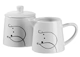 Produkt-Bild: Domestic 922216 Zuckerdose und Giesser 2er Set Chanson