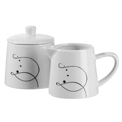 Domestic 922216 Zuckerdose und Giesser 2er Set Chanson