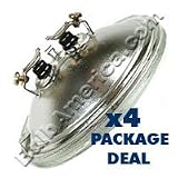 4 pcs. GE 4515 30w Par 36 Spot Bulbs Package Deal ( B555 ) - B000O7TUP0