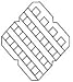 Genova Products 4X8 Wht Privacy Lattice Lw200 Fence Deck & Railing Vinyl