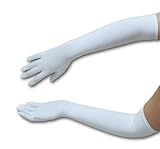 Buy : Matte Spandex 12-Button Length Gloves