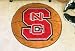 NCAA NORTH CAROLINA STATE WOLFPACK BASKETBALL SHAPED DOOR MAT RUG