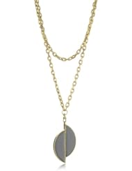 Paige Novick Gris "Peacock Pastels" Detachable Pendant Necklace