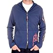 KU long sleeve zipped hoody