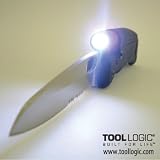 Tool Logic SL1 Sl1, Multifunction Folding Knife Plus Hands-Free Magnetic Flashlight And Signal Whistle