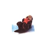 Plush Otto Sea Otter Mini Flopsie 8"