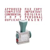 Xstamper(R) 10-In-1 Phrase Stamp, Red