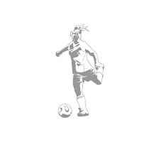 Sudden Shadows Soccer Footwork Wall Sticker Set - 22x44"