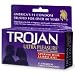 Trojan Ultra Pleasure Spermicidal Lubricated Latex Condoms - 12 ea