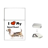 I Love My Basset Hound Flip Top Lighter