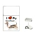 I Love My Basset Hound Flip Top Lighter