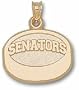 Ottawa Senators "Senators Puck" Pendant - 14KT Gold Jewelry