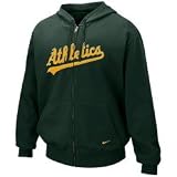 Nike Oakland Athletics Green Tackle Twill Hoody Sweatshirt
