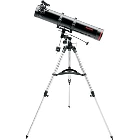 Tasco Spacestation 114mm Reflector EQ w/Variable Led Red Dot Finderscope Telescope
