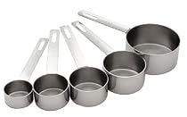 MIU Stainless-Steel 5-Piece Measuring Cup Set