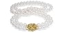 5.5x6mm AAA Quality Double Strand Japanese Akoya saltwater cultured pearl necklace 16" and 17"