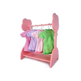 Penelope Peapod Clothes Wardrobe with 4 Dresses by 