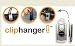 Cliphanger Universal Caddy w/ Bonus Auto Hook and Adhesives- Clear