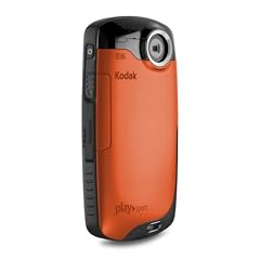 Kodak Zx3 PlaySport Full HD Camcorder (5 Megapixel, 5,1 cm  (2 Zoll) Display, 4-fach digitaler Zoom, SD/SDHC-Kartenslot, HDMI, bis zu 3 m wasserdicht) orange