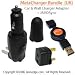 Sony Ericsson MetaCharger (UK) - All In One Wall and Car Charger + JAVOSync Bundle, Black